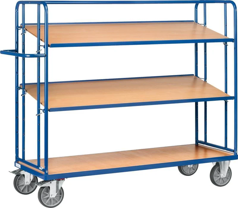 Chariot à étagères FETRA, 4295 400kg 3 plateaux 1250x610mm fetra