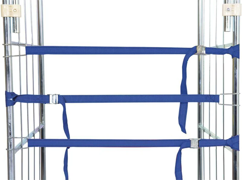 Sangle de tension textile NEUTRE, élastique bleu