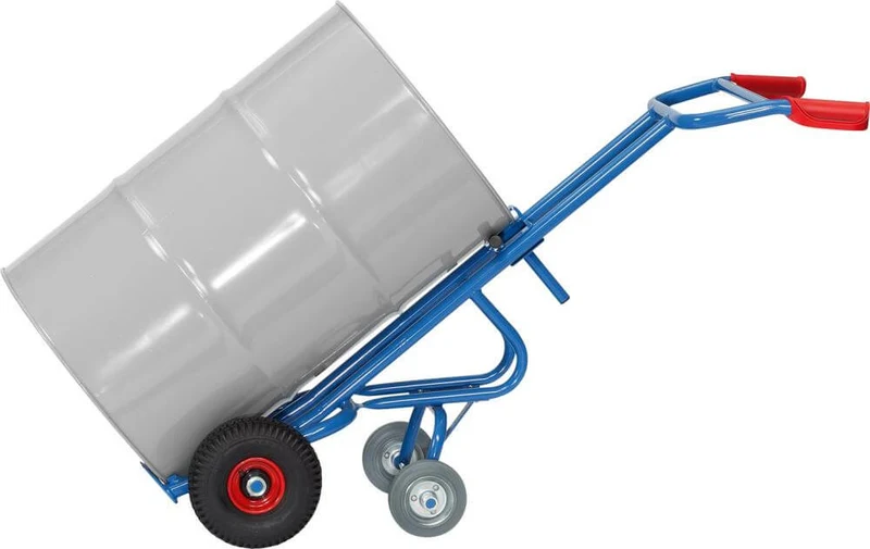 Chariot porte-tonneau FETRA, 2078, surface en caoutchouc plein 250x60mm. fetra