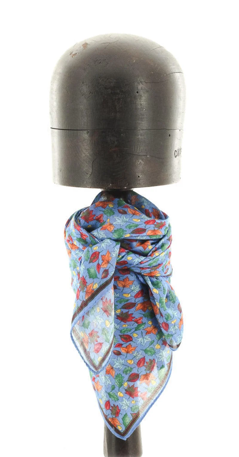 SCARF BANDANA LEAVES