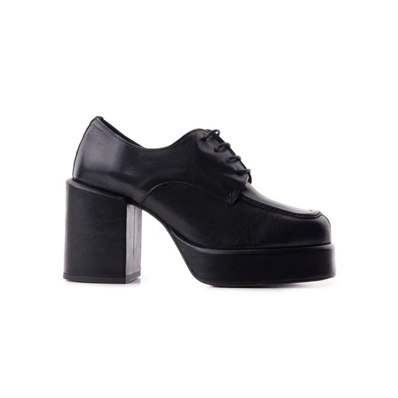 Laurent Black Leather