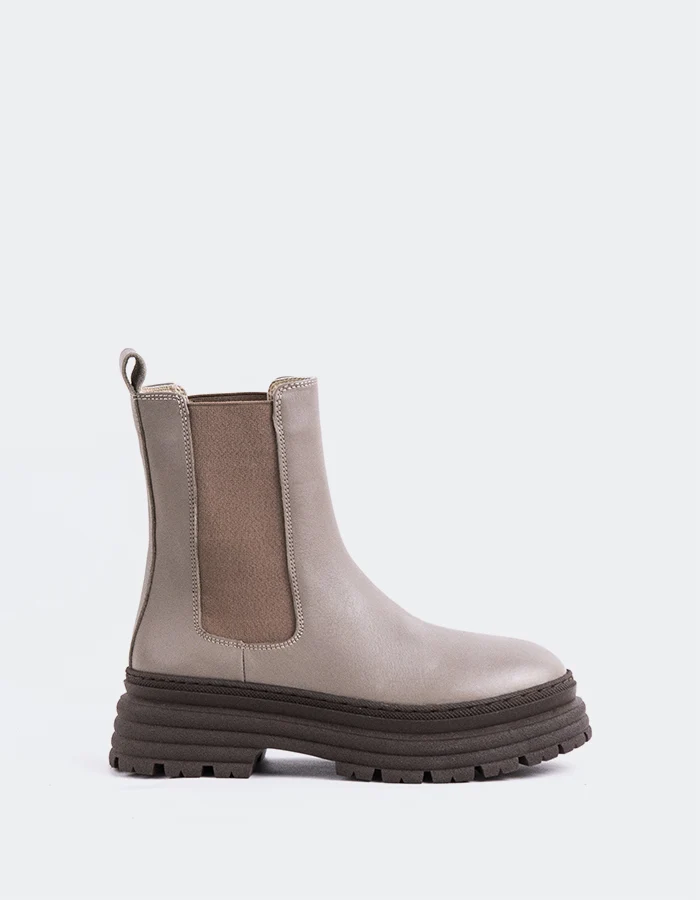 Lysandre Taupe Leather