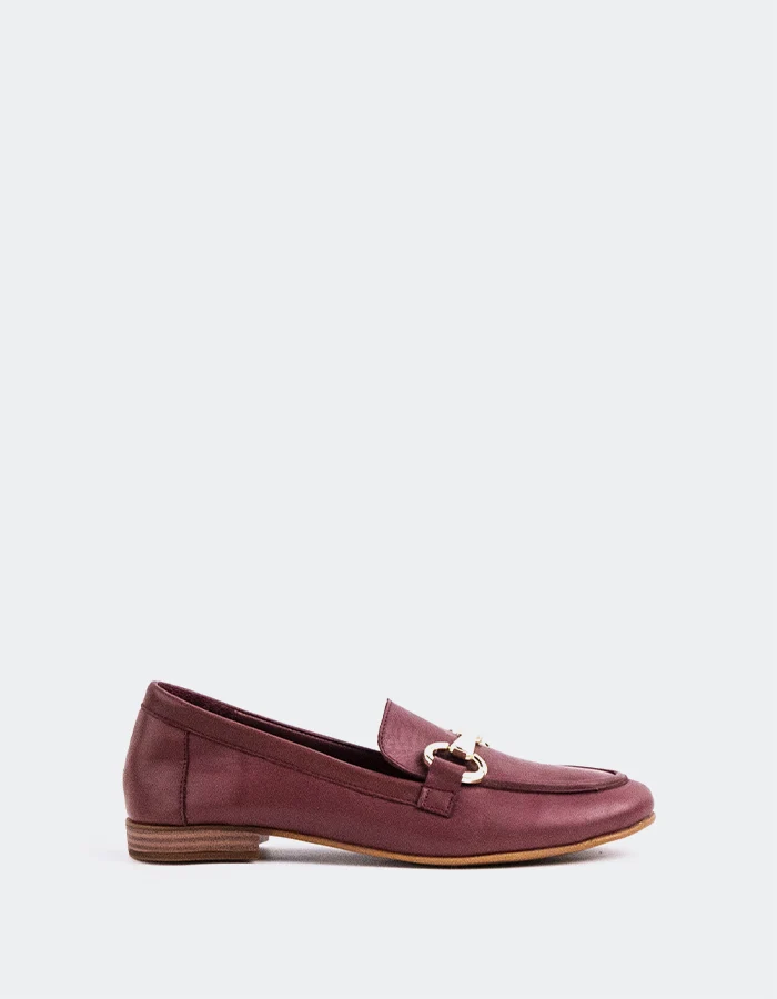 Inaya Burgundy Leather