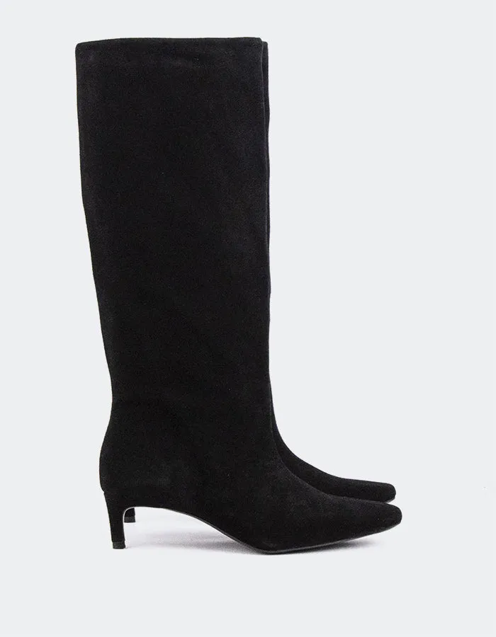Raissa Black Suede