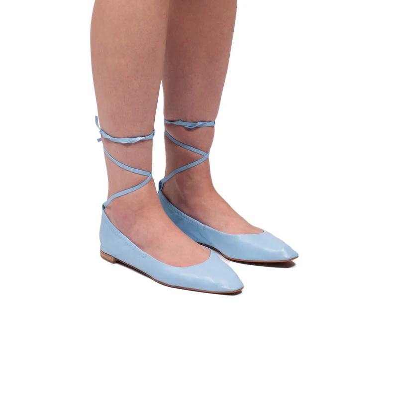 Oriel Blue Leather