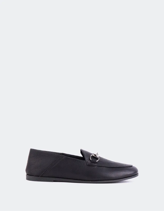 Phyllis Black Leather