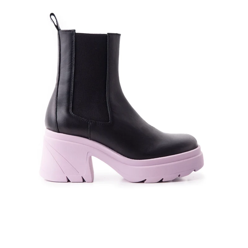 Ramsy Black/Lilac Leather