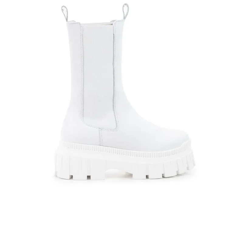 Goyle White Leather