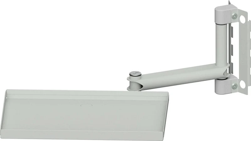 Bras articulé ANKE, structure système avec plateau système RAL 7035