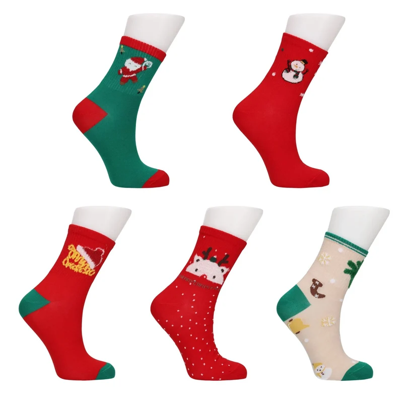 Chaussettes en lot de 5 paires Christmas