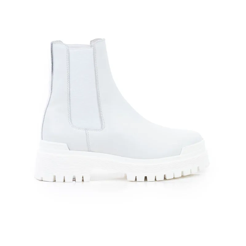 Kirby White Leather/White Sole