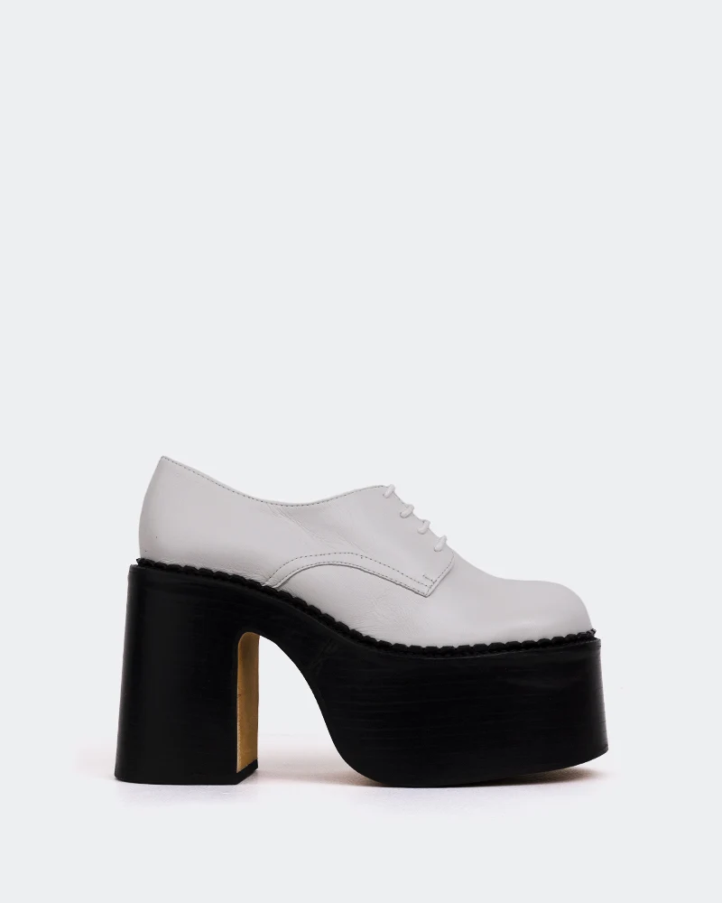 Phineas White Leather