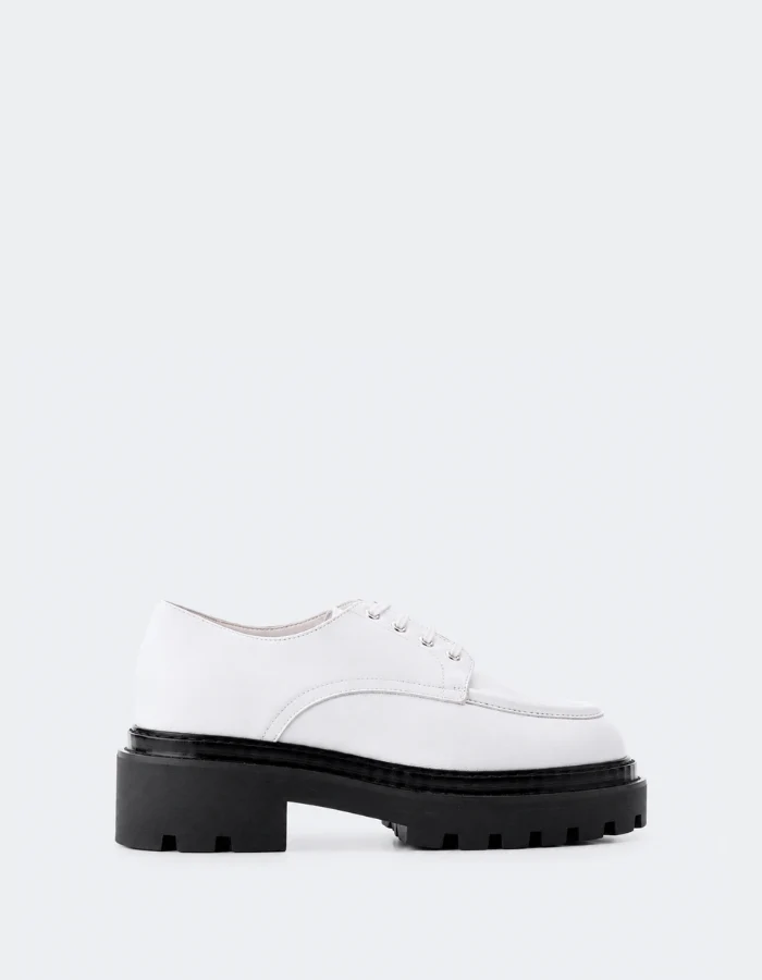 Huelva White Leather