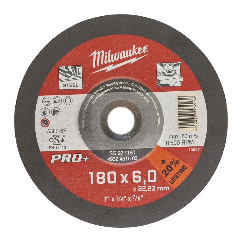 Disque à meuler MILWAUKEE,