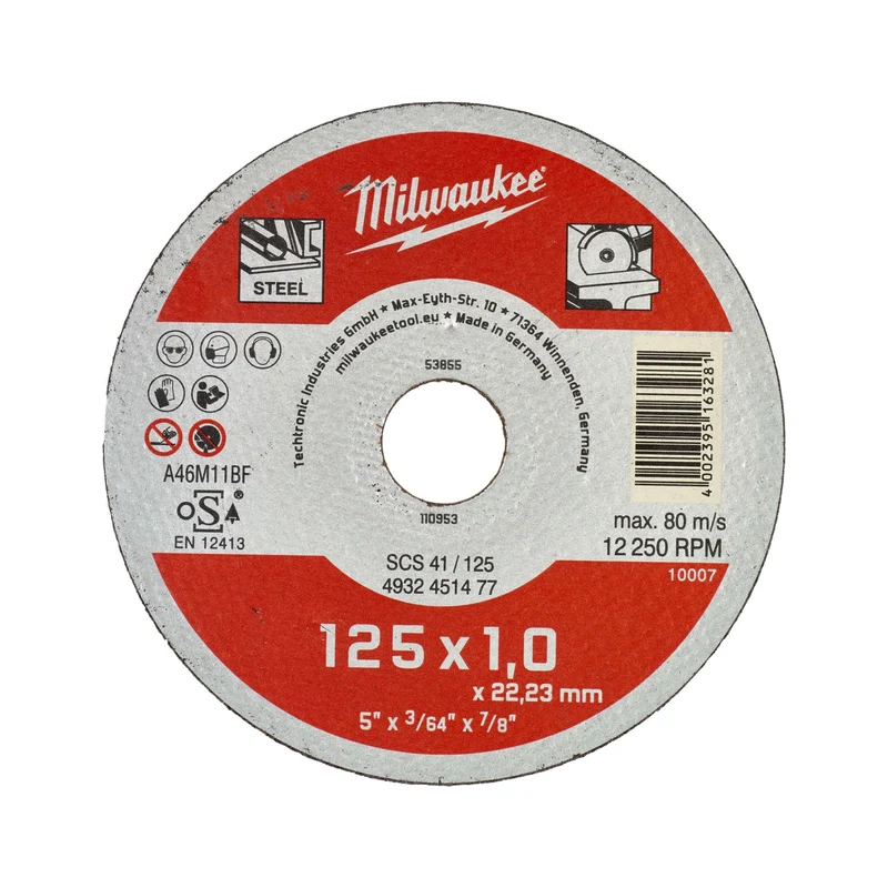 Disque à découper les métaux MILWAUKEE