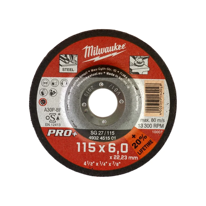 Disque à meuler MILWAUKEE,
