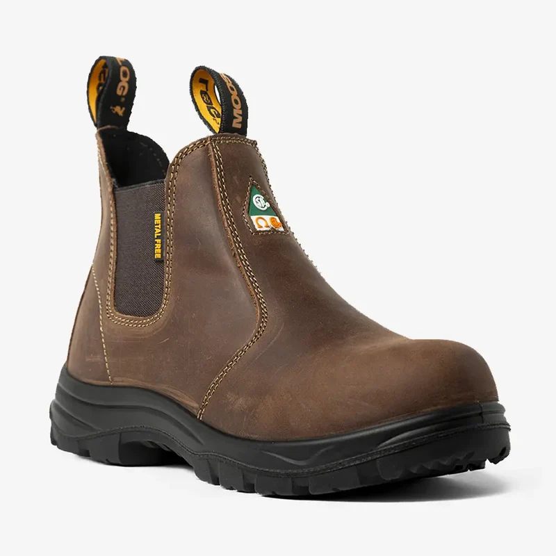 Women's CSA ASTM Composite Toe Chelsea Work Boots - Meadow Brown