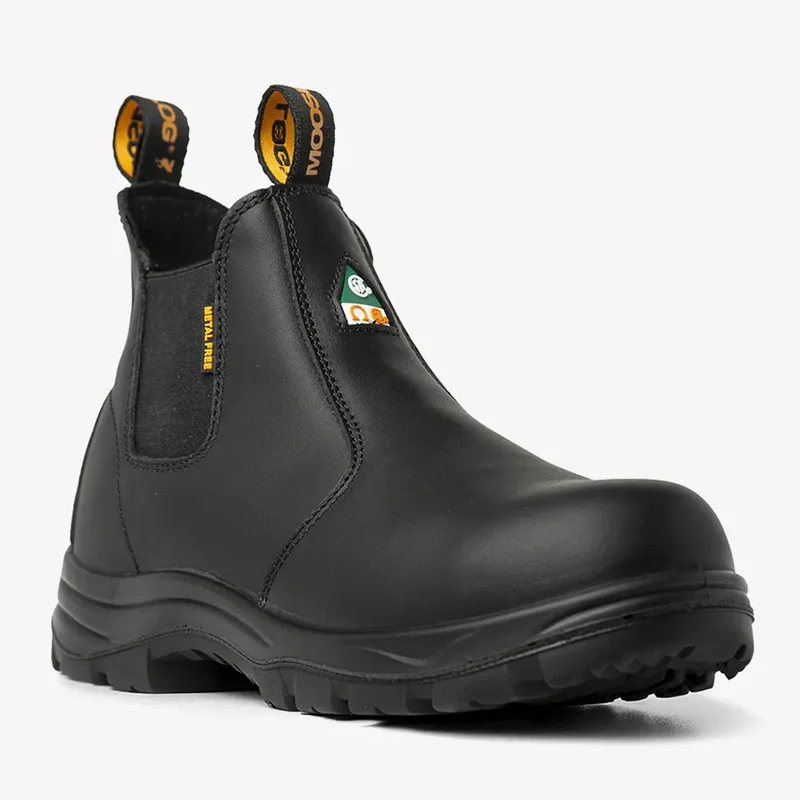 Men's CSA ASTM Composite Toe Chelsea Work Boots - Timber Black