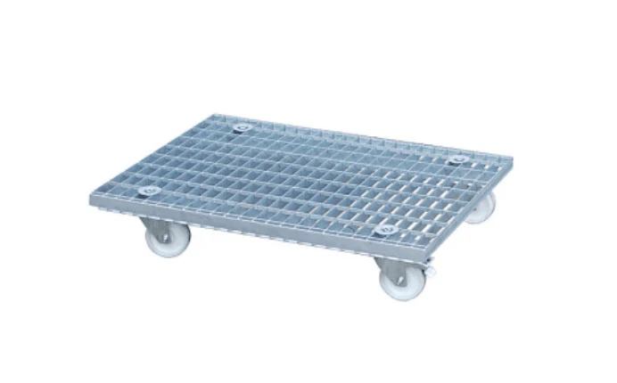Chariot à roulettes en caillebotis type GRW-II