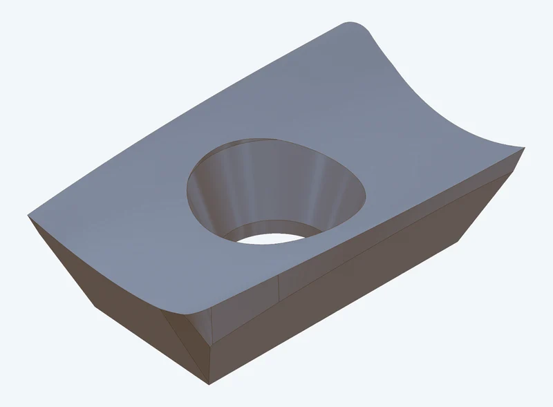 Plaquettes réversibles TWIST AOFT 15 HSS et carbure