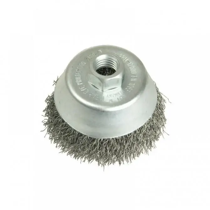 Brosse boisseau ondulée Lessmann D150, logement M14x2,0, STA 0,35 Artnr. 423.167