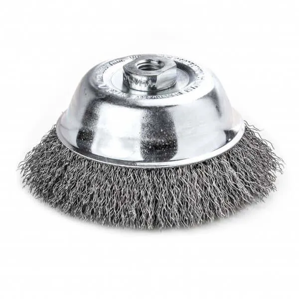 Brosse boisseau ondulée Lessmann D75, logement M14x2,0, STA 0,35 Artnr. 423.167