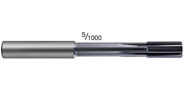 Alésoirs de machines / Ø 5,010 mm / 0,005 / Norme d'usine. / Carbure monobloc