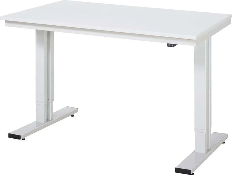 Table de travail RAU, adlatus Mélamine 1250x800x720-1120mm