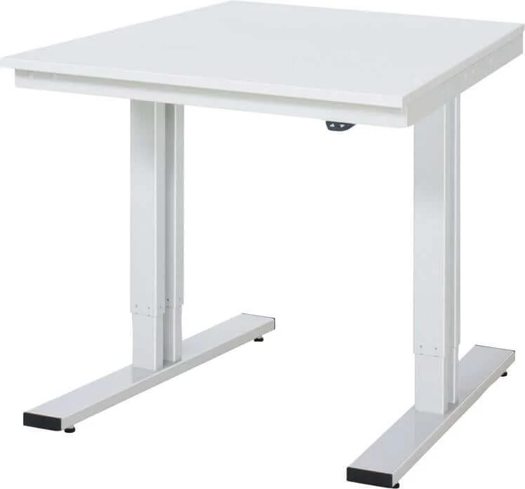 Table de travail RAU, adlatus Mélamine 750x1000x720-1120mm