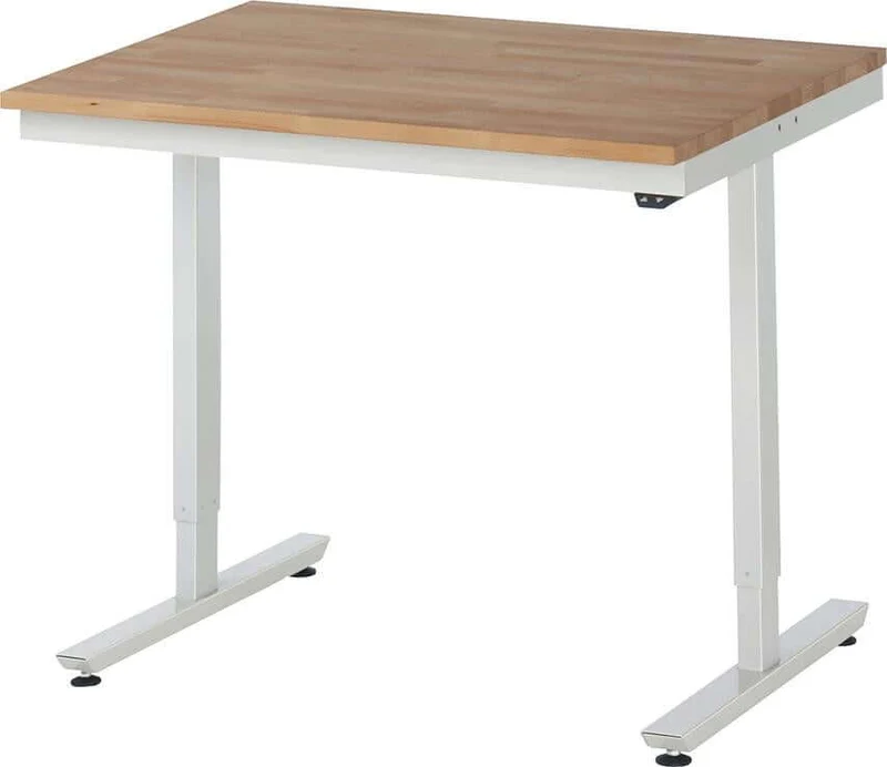 Table de travail RAU, série adlatus 150 L1000 x P800 x H720-1020