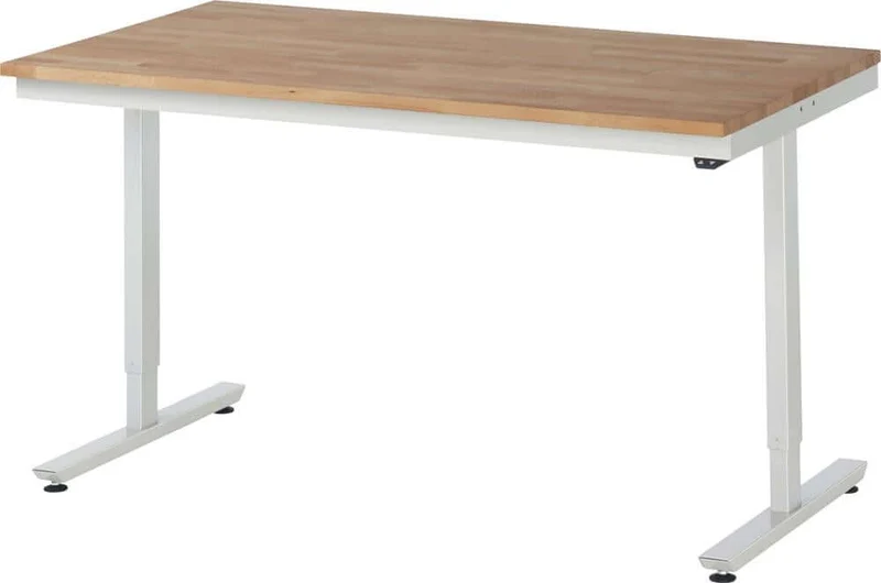 Table de travail RAU, série adlatus 150 L1500 x P800 x H720-1020