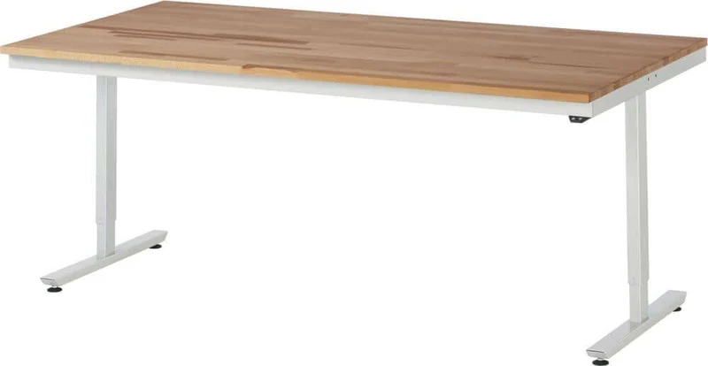 Table de travail RAU, série adlatus 150 L2000 x P1000 x H720-1020