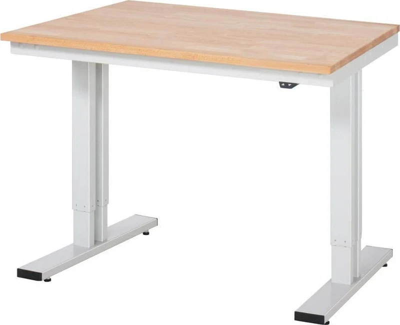 Table de travail RAU, adlatus hêtre 1000x800x720-1120mm