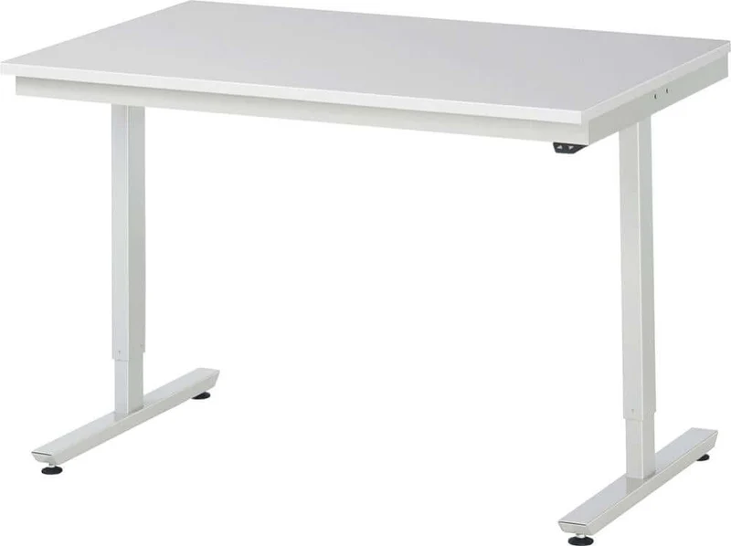 Table de travail RAU, série adlatus 150 L1250 x P800 x H720-1020