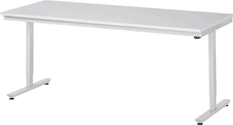 Table de travail RAU, série adlatus 150 L2000 x P800 x H720-1020