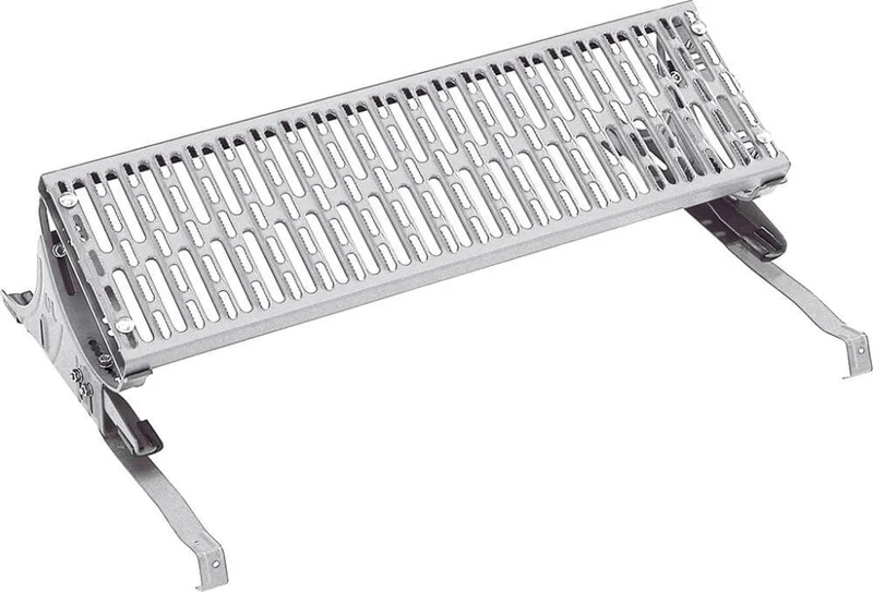 Grille sur pied MUNK, surface de pose 800 x 250 mm, acier galvanisé