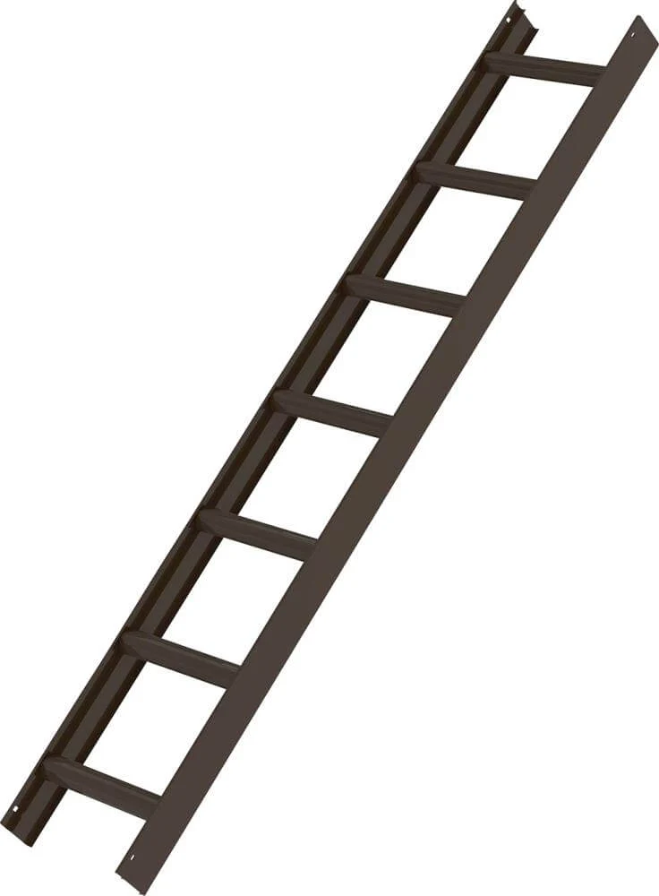 Échelle de toit MUNK, marron, 7 barreaux