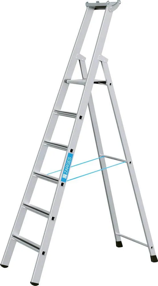Échelle à marches ZARGES, Saferstep S 4 marches hauteur de plateforme 1,06 m hauteur de travail 3,10 m ZARGES
