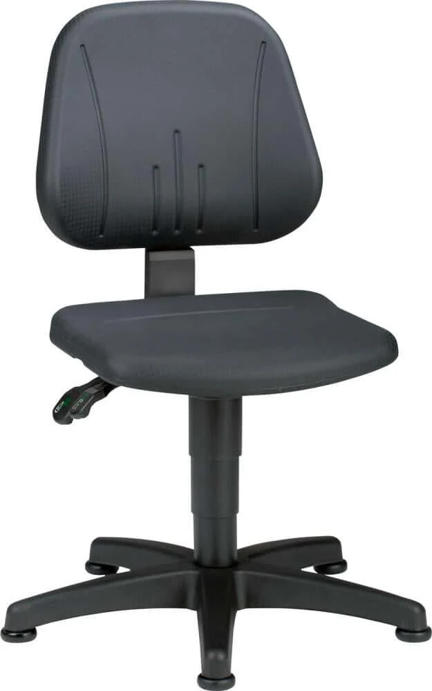 Chaise de bureau pivotante BIMOS INTERSTUHL, chaise de bureau Bimos 9650-2000 Unitec 1 hauteur d'assise 440-620 mm avec patins, intégrée.