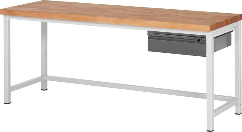 Établi RAU, Série Basic 8 Modèle 8001-1 B2000xT700xH840mm RAL7035/7016
