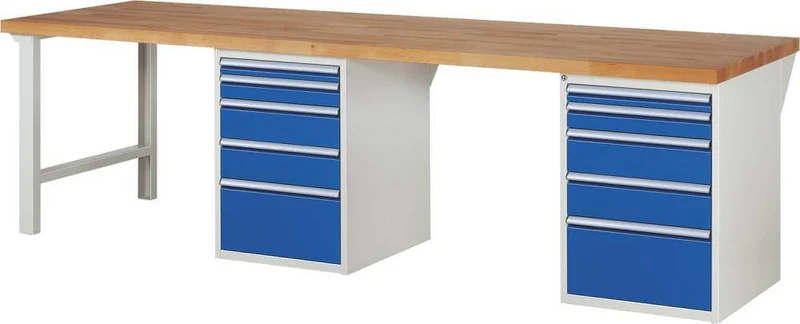 Établi RAU, Série 7000 Modèle 7511-8 L3000 x P900 x H840 mm