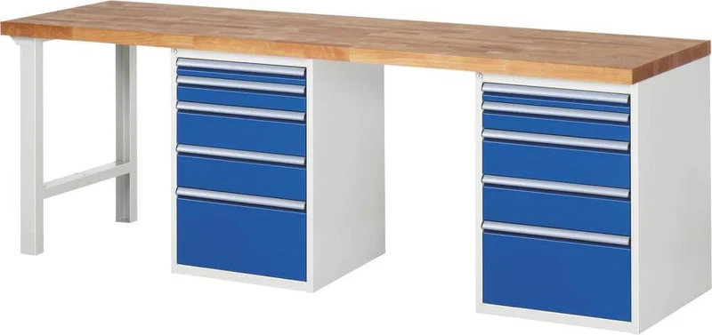 Établi RAU, Série 7000 Modèle 7511-8 L2500 x P700 x H840 mm