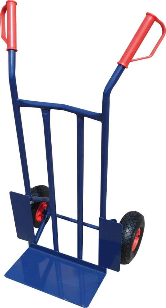 Chariot en tube d'acier NEUTRAL, 200kg 400x185mm, pneumatique