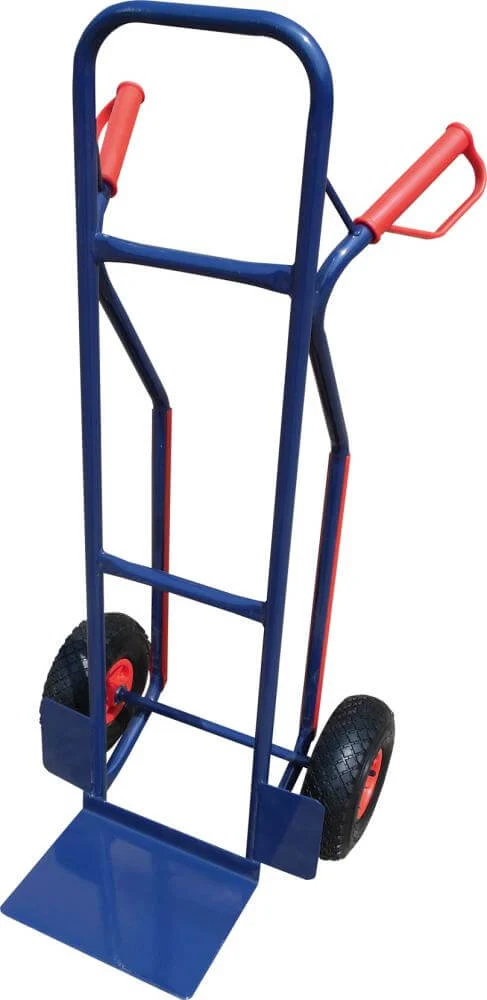 Chariot en tube d'acier NEUTRAL, 200kg 300x300mm, pneumatique