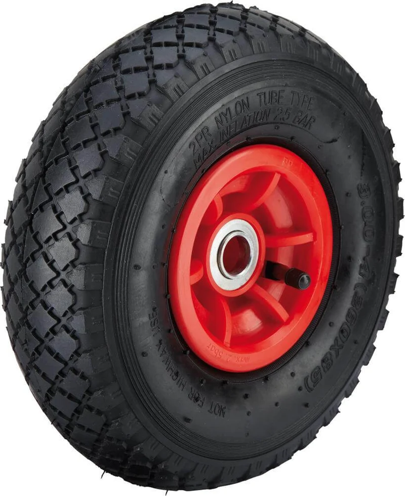Roue pneumatique de rechange NEUTRE, 260x85mm pour chariot à bras