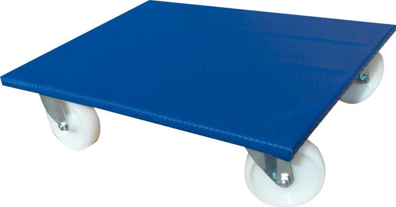 Roulette pour meubles NEUTRE, 600 x 500 mm, 600 kg, roue en plastique, 125 mm