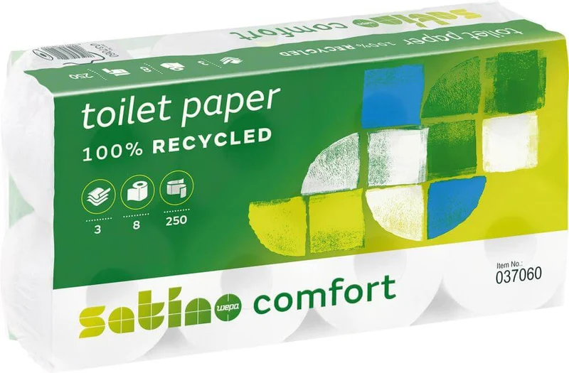 NEUTRE, Papier toilette WEPAComfort 2 plis blanc 64 rouleaux