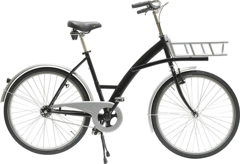 Vélo de transport NEUTRE, mode noir avec porte-charge