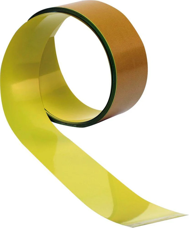 Ruban de marquage au sol DANCOP, l 100 mm x L 6,0 m x P 0,70 mm, jaune métal
