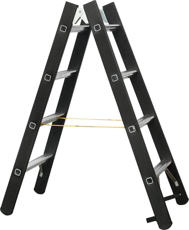 Échelle double ZARGES, Megastep B 2 x 4 échelons hauteur de travail 2,50 m